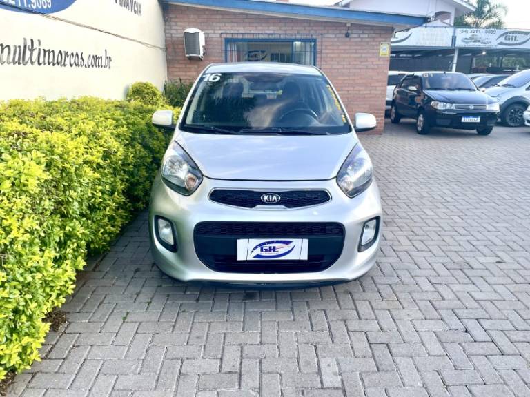 KIA MOTORS - PICANTO - 2015/2016 - Prata - Sob Consulta