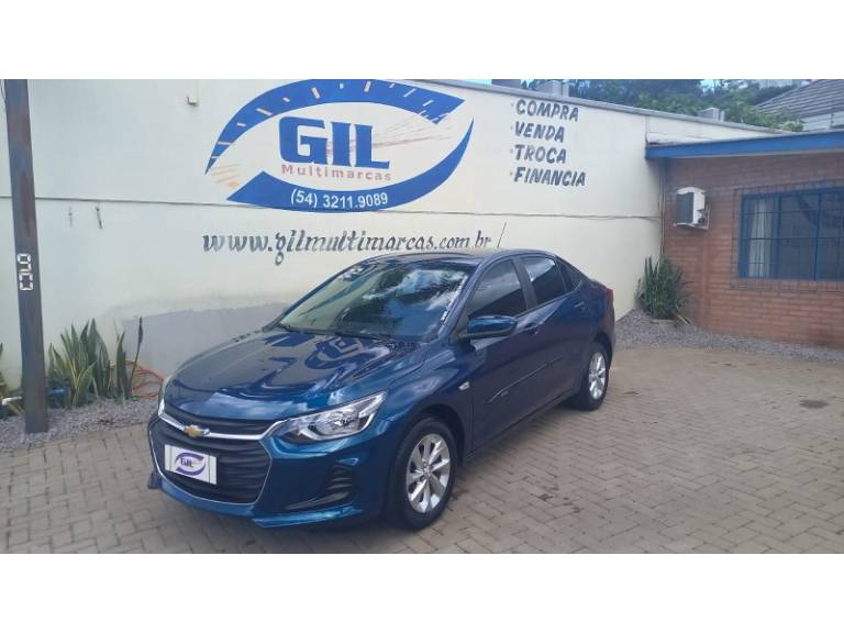 CHEVROLET - ONIX - 2021/2022 - Azul - R$ 78.900,00