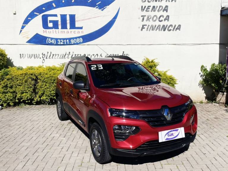 RENAULT - KWID - 2022/2023 - Vermelha - R$ 51.900,00